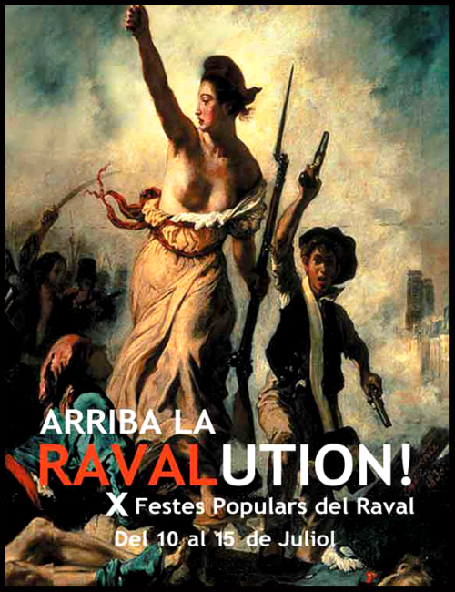Cartell de les festes populars del Raval